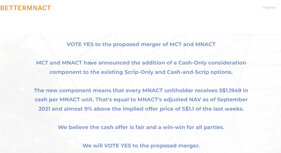 Mapletree Commercial Trust & Mapletree North Asia Commercial Trust Merger Vote Guide