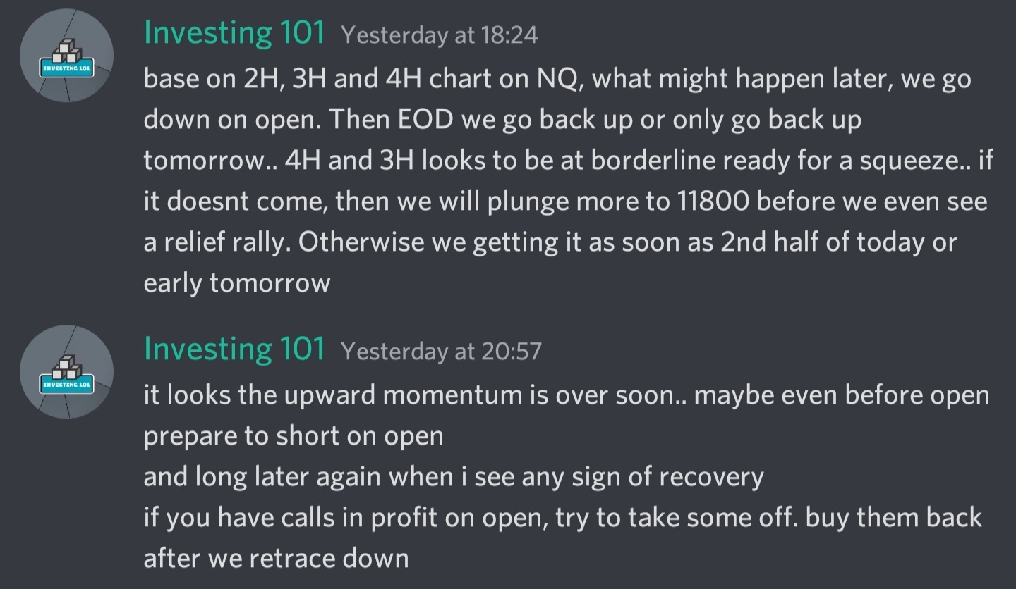 市場在全球市場和市前期間上漲，僅在開盤時賣出並再次恢復 EOD。一切都如預期進行。   本週和未來幾週可能會有什麼期望？觀看視頻以了解！  我們今天有消費物價指數數據發布，明天也有 PPI。對於這些數據有什麼期待？視頻中也解釋了這一點。  一如既往安全地交易，並明智地投資！  訂閱我的 YouTube 頻道以獲取您的每...