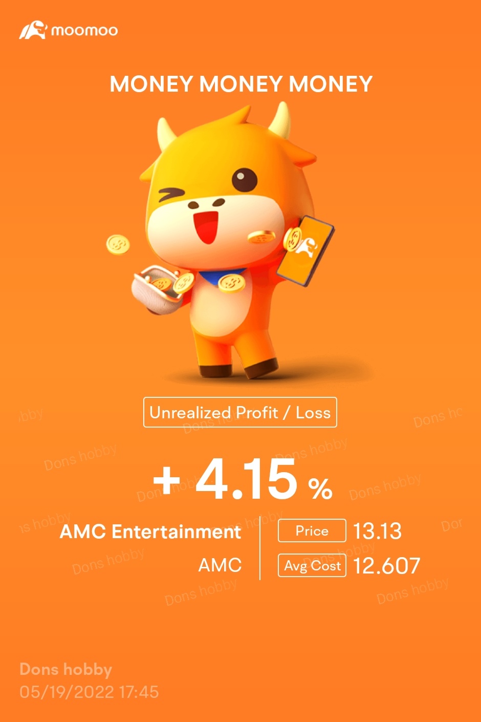 $AMC院线 (AMC.US)$	仍然持有，今天买了更多