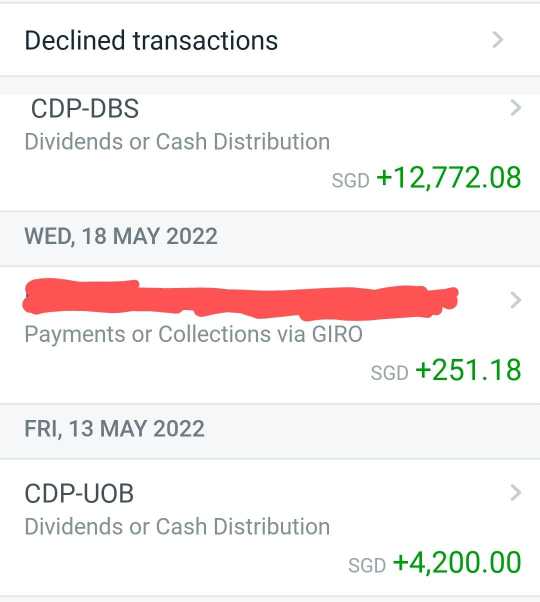 I like to receive dividends/didn't sell.