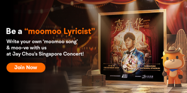 Be a "moomoo Lyricist" and Moo-ve with us at Jay Chou's Singapore Concert!