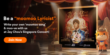 成为“moomoo词曲创作人”,与我们一起参加周杰伦新加坡演唱会!