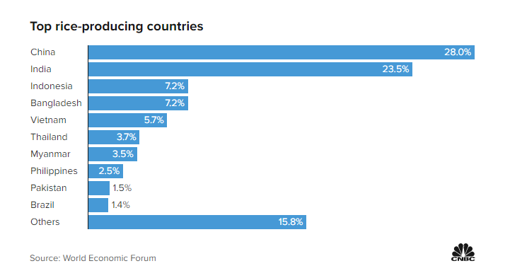 Global food prices are soaring. Rice could be next