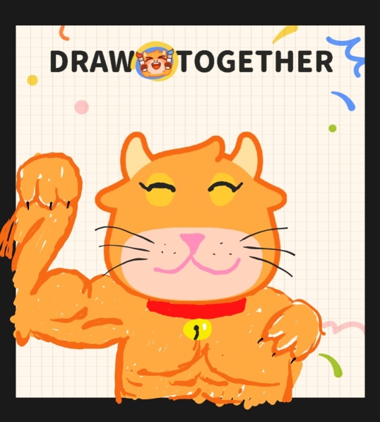 Moomoo as Buff Bro Fortune Cat