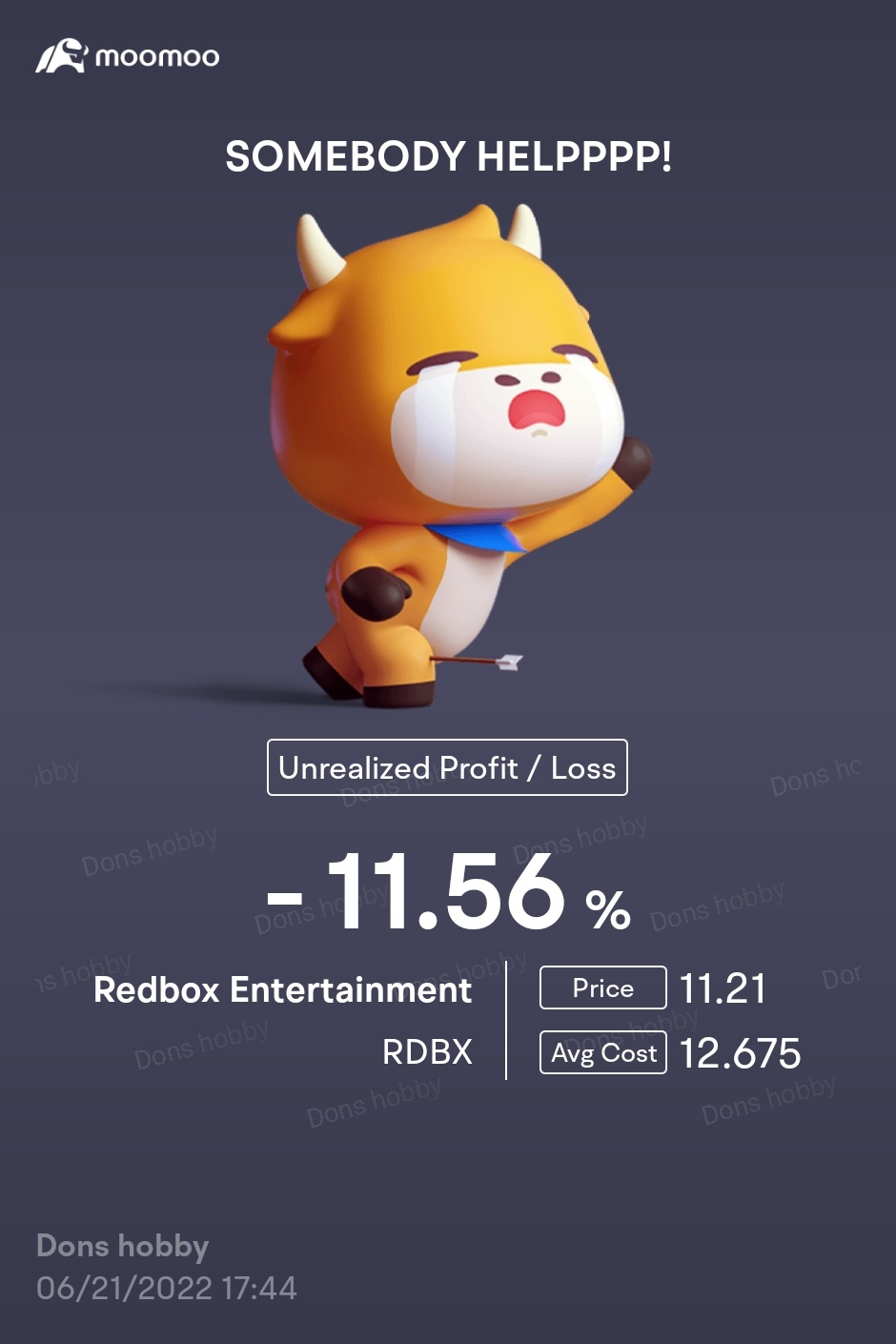 $Redbox Entertainment (RDBX.US)$ Pissing me off lol