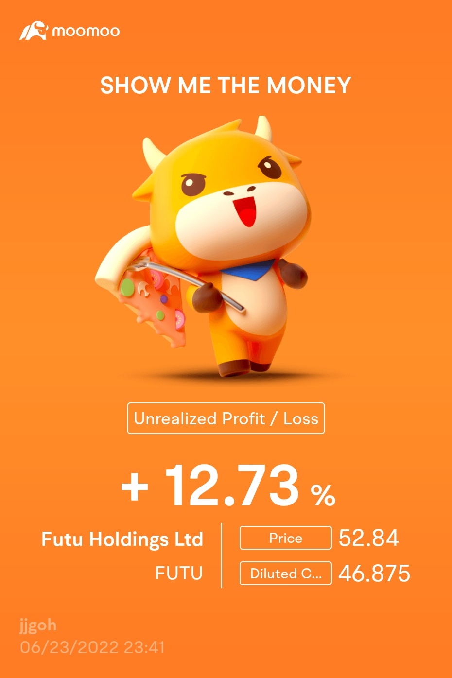 $Futu Holdings Ltd (FUTU.US)$  Up more pls