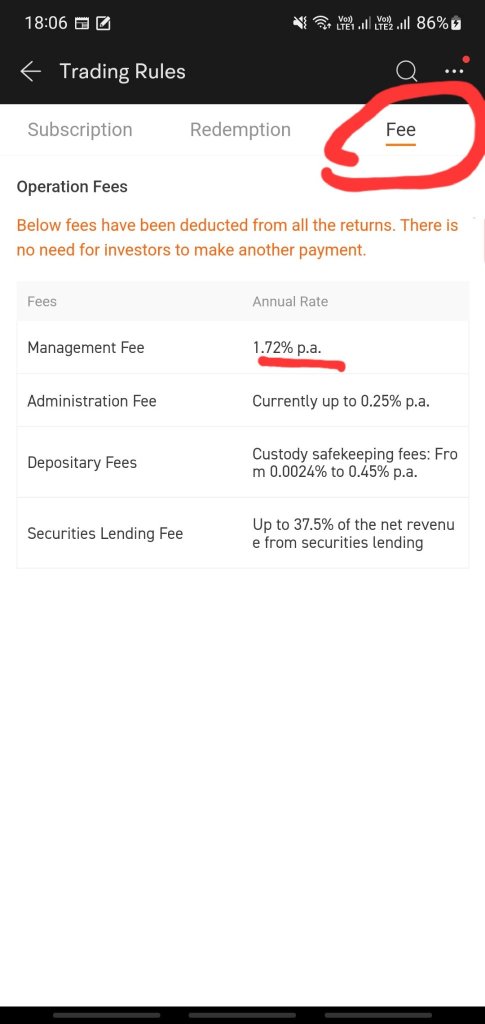 We are losing 73% of the capital due to high fees, why should I buy them?