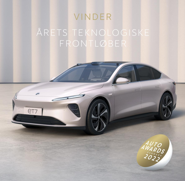 NIO ET7 wins new award in Denmark