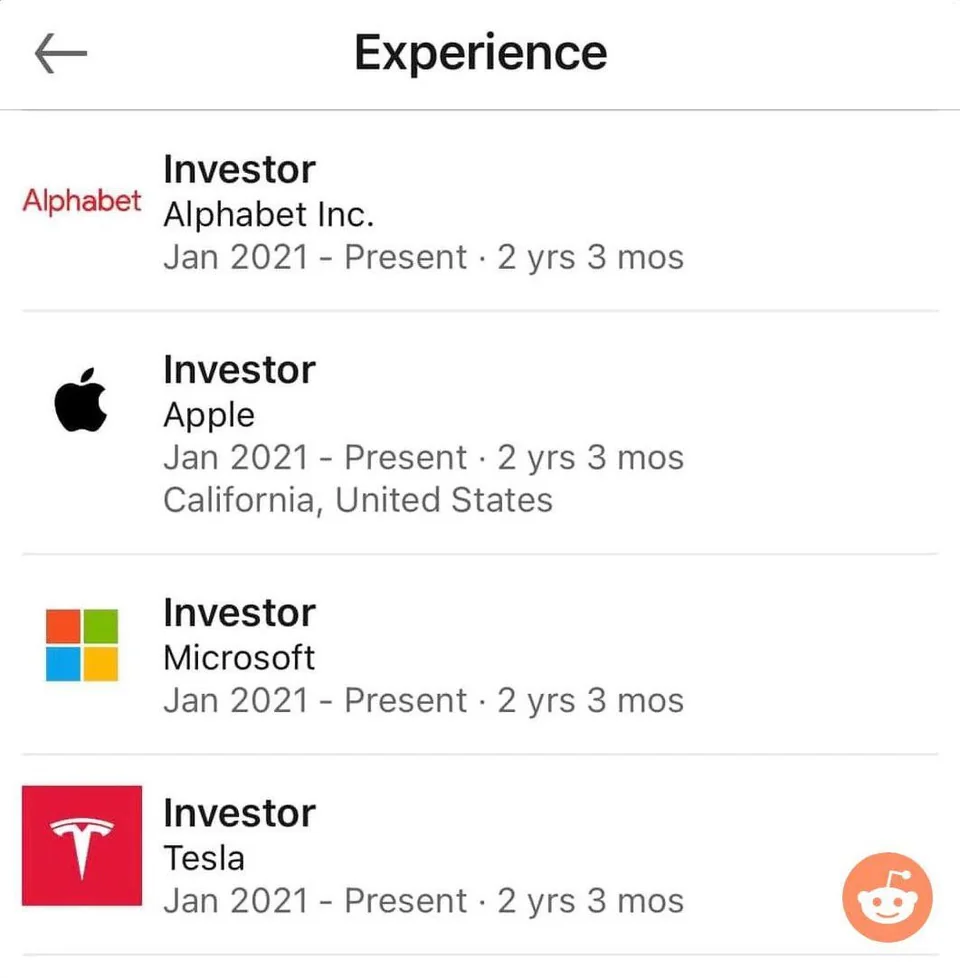 私は0.1シェアで履歴書を作っています..... $テスラ (TSLA.US)$$アップル (AAPL.US)$$マイクロソフト (MSFT.US)$