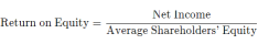 What does a company's ROE tell you？