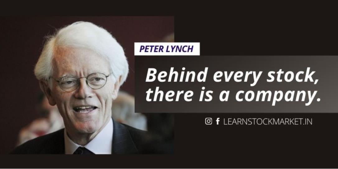 [Quote of the day] Behind every stock…