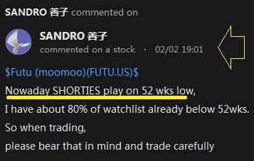 $Futu Holdings Ltd (FUTU.US)$  Last night FUTU fell beyond 52 wks low  and create a new record of 33.08.  I think their next target is to break  52 wks high 181...