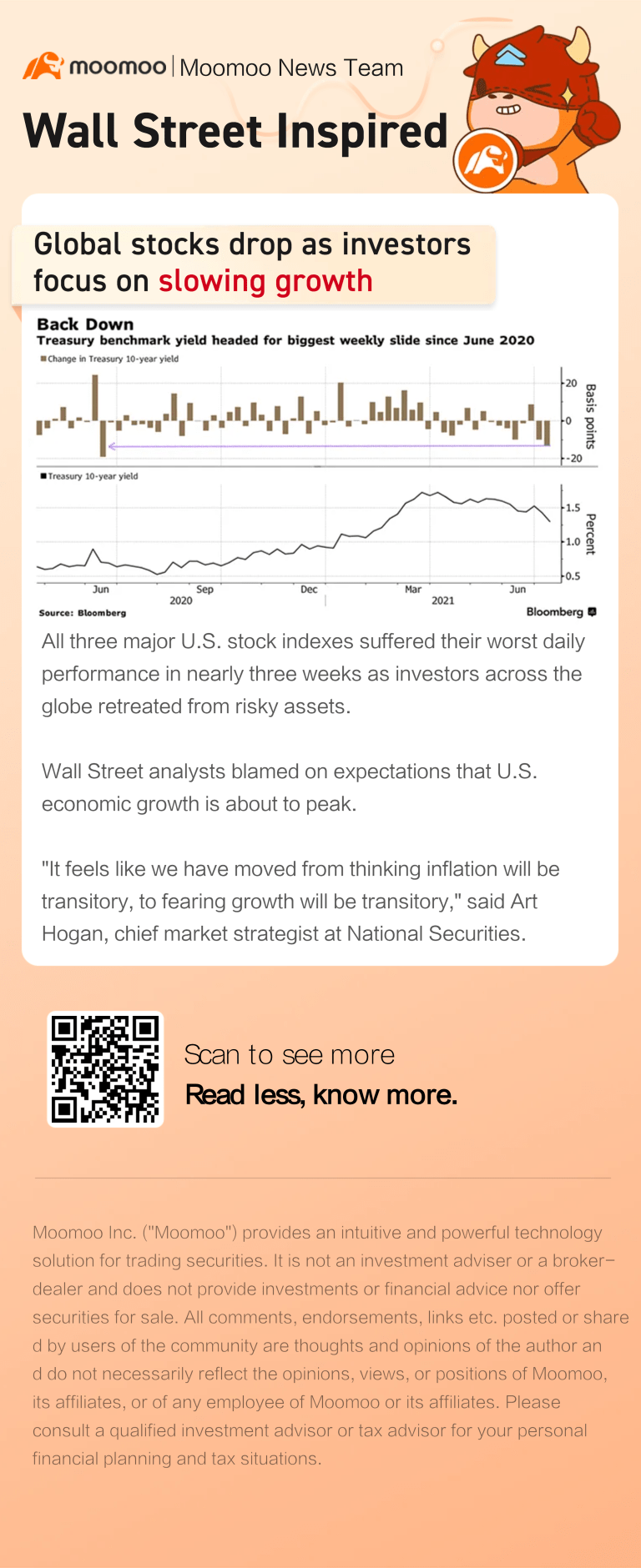 由于投资者关注增长放缓，全球股市下跌