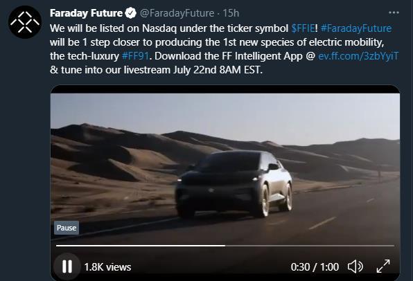 $Faraday Future Intelligent Electric Inc. (FFIE.US)$祝你好運。