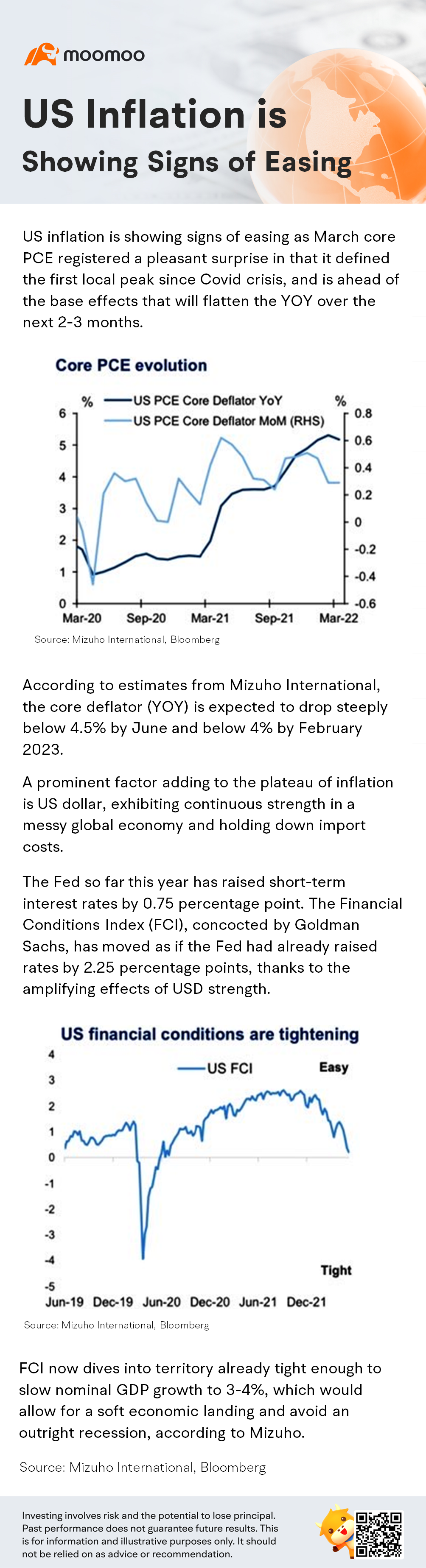 US inflation is showing signs of easing