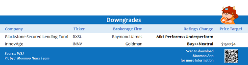 Top upgrades and downgrades on 12/28