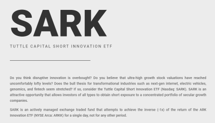 As ARKK hits a 52-week low, anti-ARK jumps over 30% since its debut