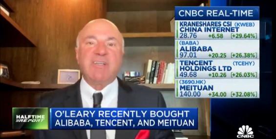 How did Shark Tank star Kevin O'Leary secure a 30% profit from China Concept Stocks?