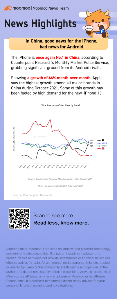 在中国，iPhone是个好消息，对安卓来说是个坏消息