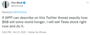 Best of Twitter | Elon Musk wants proof $6 billion can solve world hunger