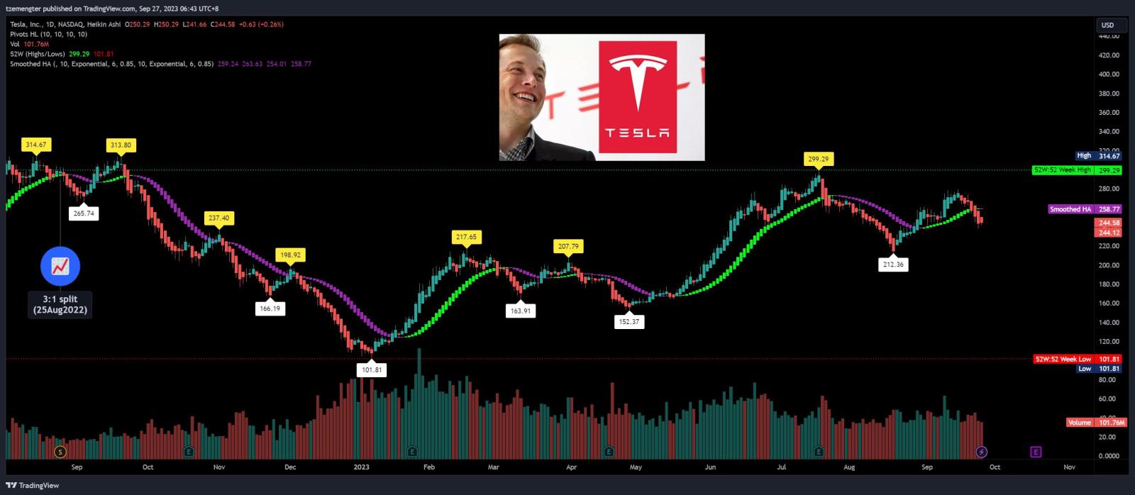 $テスラ (TSLA.US)$ああ...もっと痛みが来るのか？