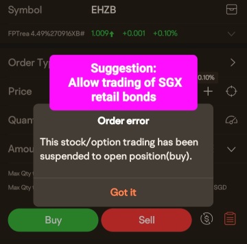 SGX小売債券取引