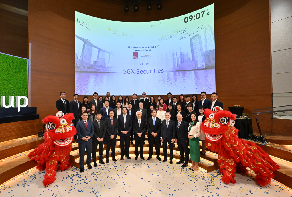 Lion-Nomura Japan Active ETF (Powered By AI) is officially listed on SGX today!