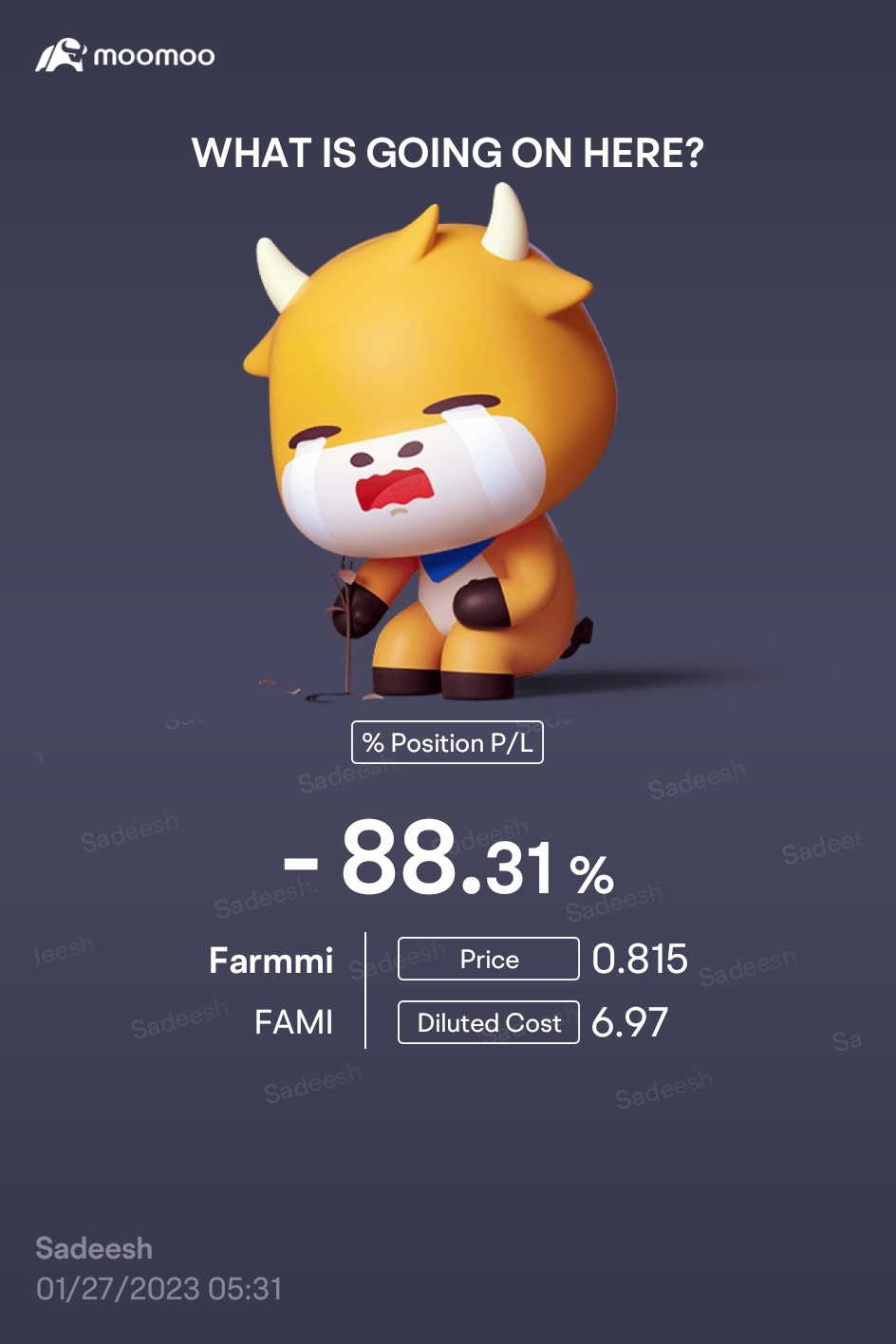 $ファームミ (FAMI.US)$ 回復するでしょうか？