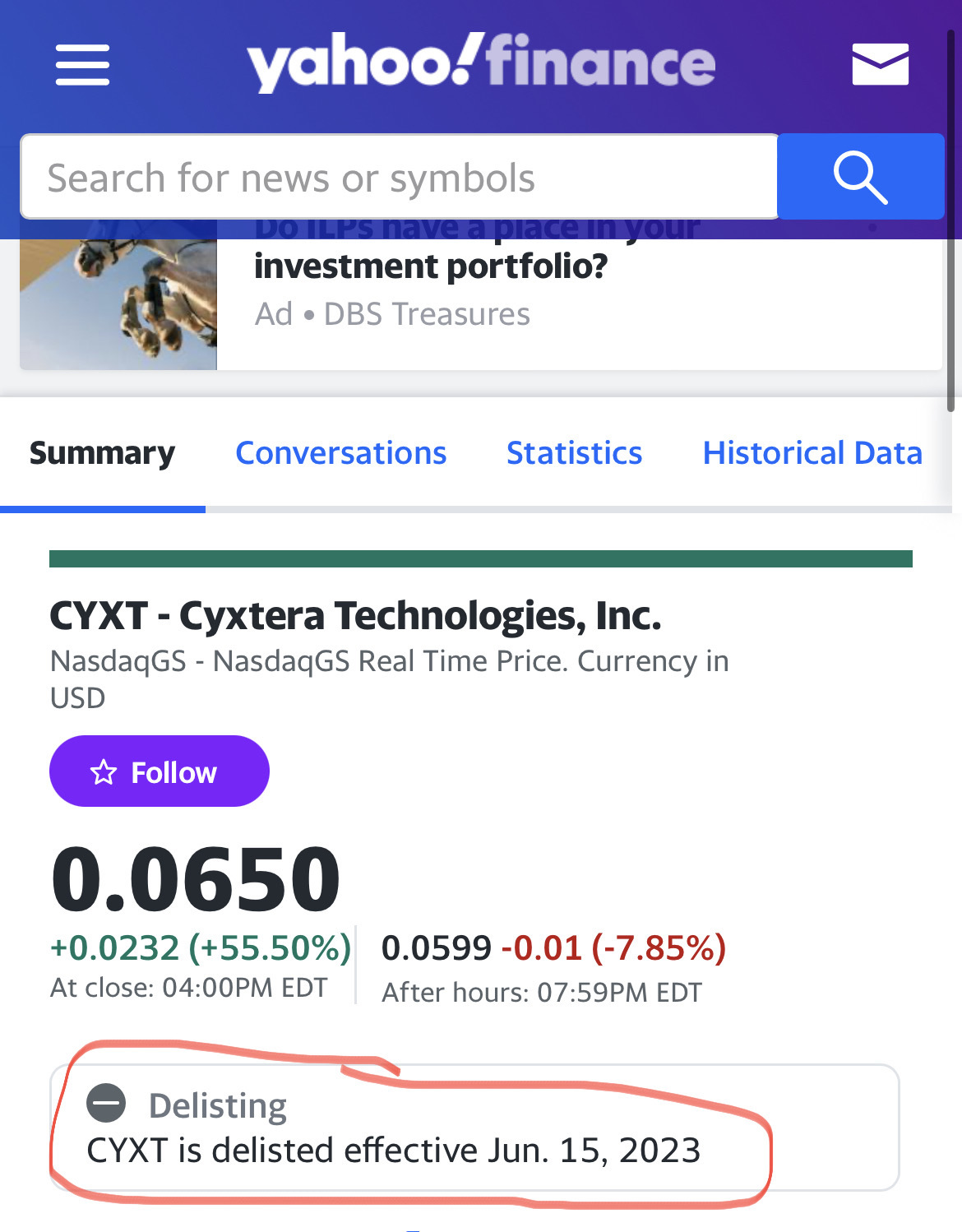 $Cyxtera Technologies (CYXT.US)$