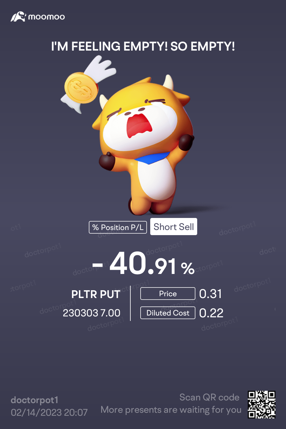One moment the PUT looks bad