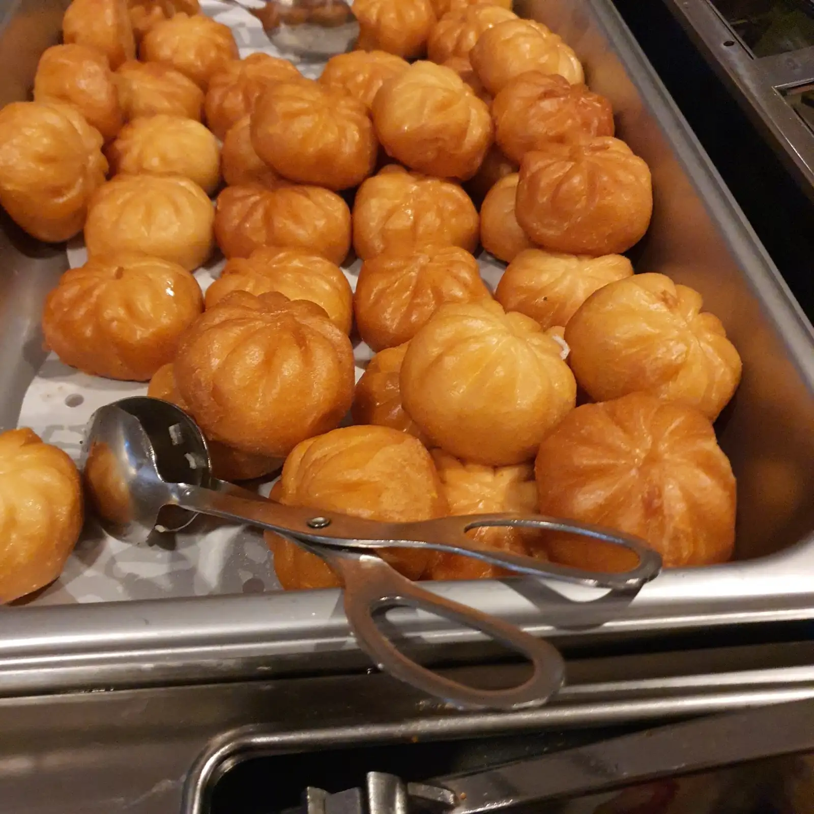 deep fried custard bun