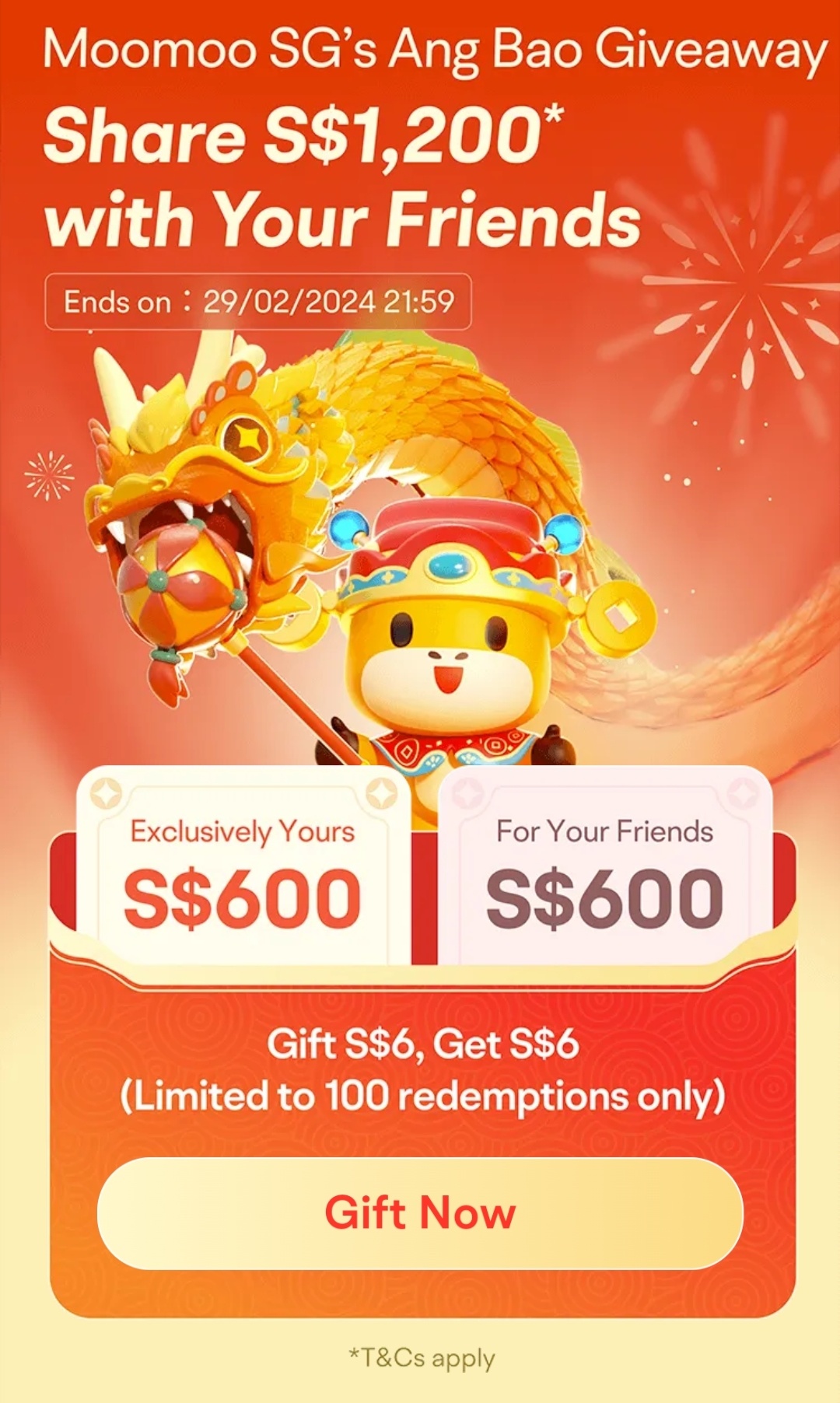 $Fullerton SGD Cash Fund (SG9999005961.MF)$ My friend used my referral link to open account in moomoo but she and I didn't receive the Ang Bao. @Moomoo Buddy pl...