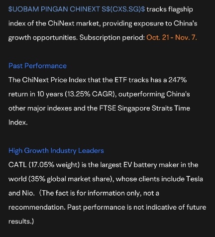 ChiNext Price Index 247% return in 10 years, sure boh?