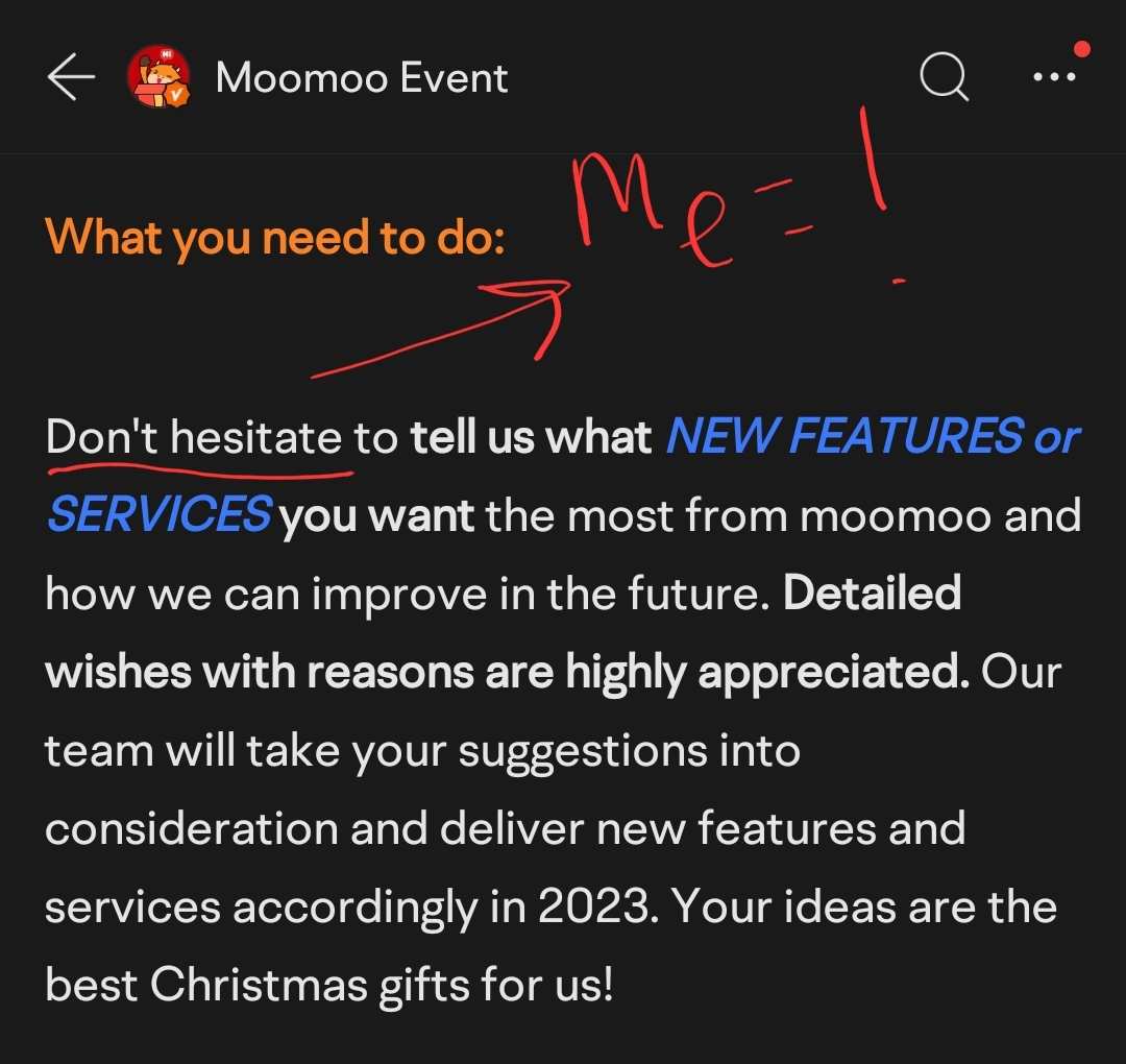 MooTradition: My Christmas Wishlist for 2023 - moomoo Community