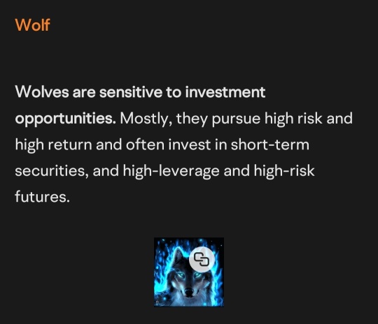 What animal mirrors my investing personality?