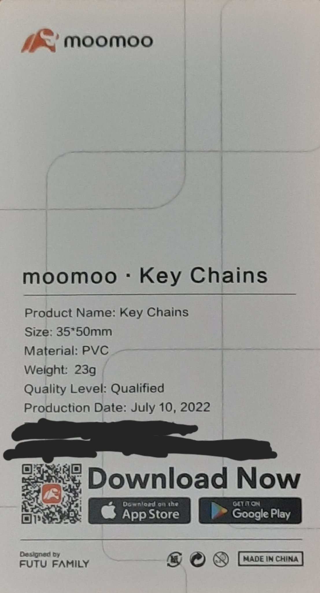 Moomoo Figurine Keychain Reward