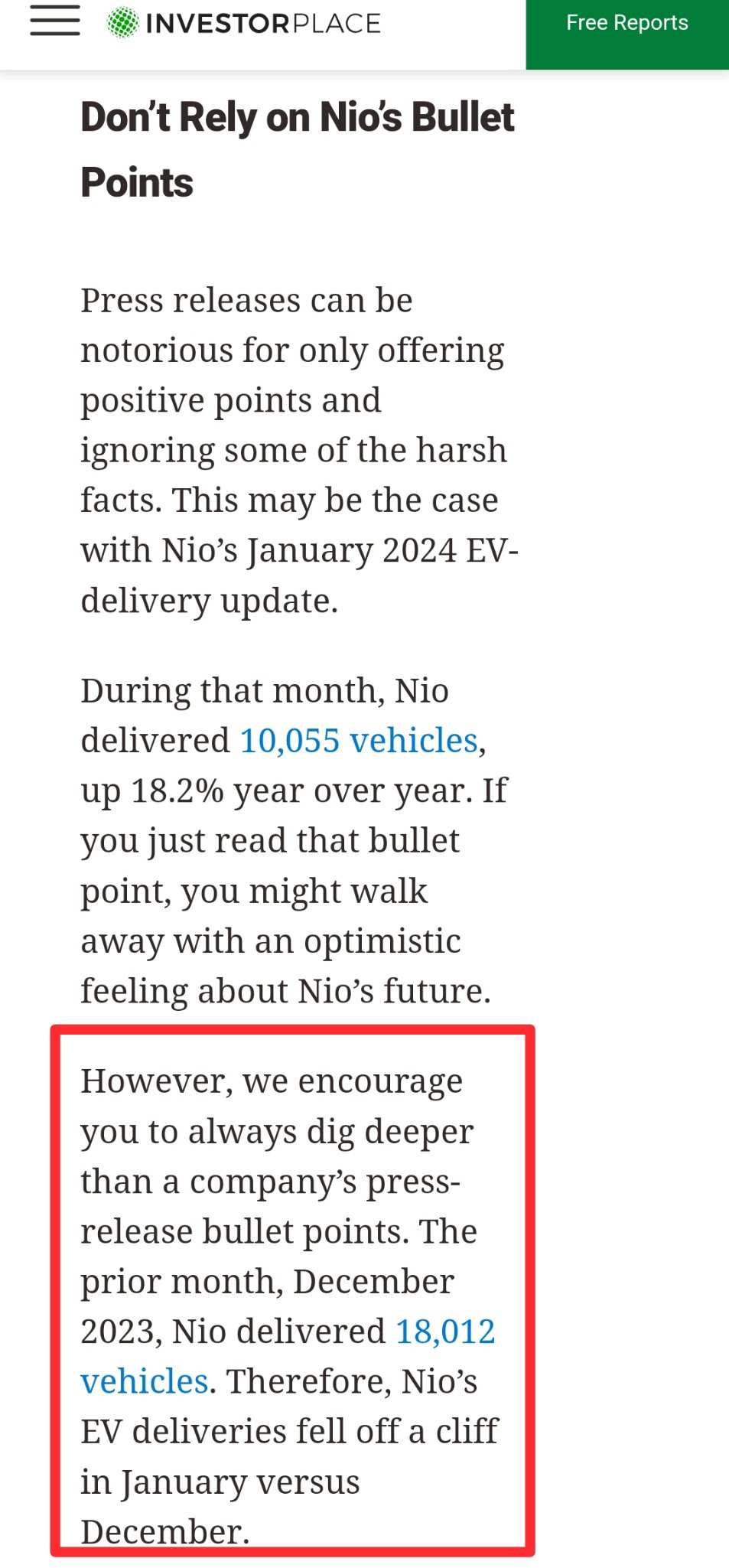 Nio股票的不断下降可能会持续- 给股票评定为