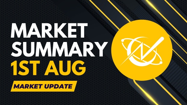 Market summary 1st August