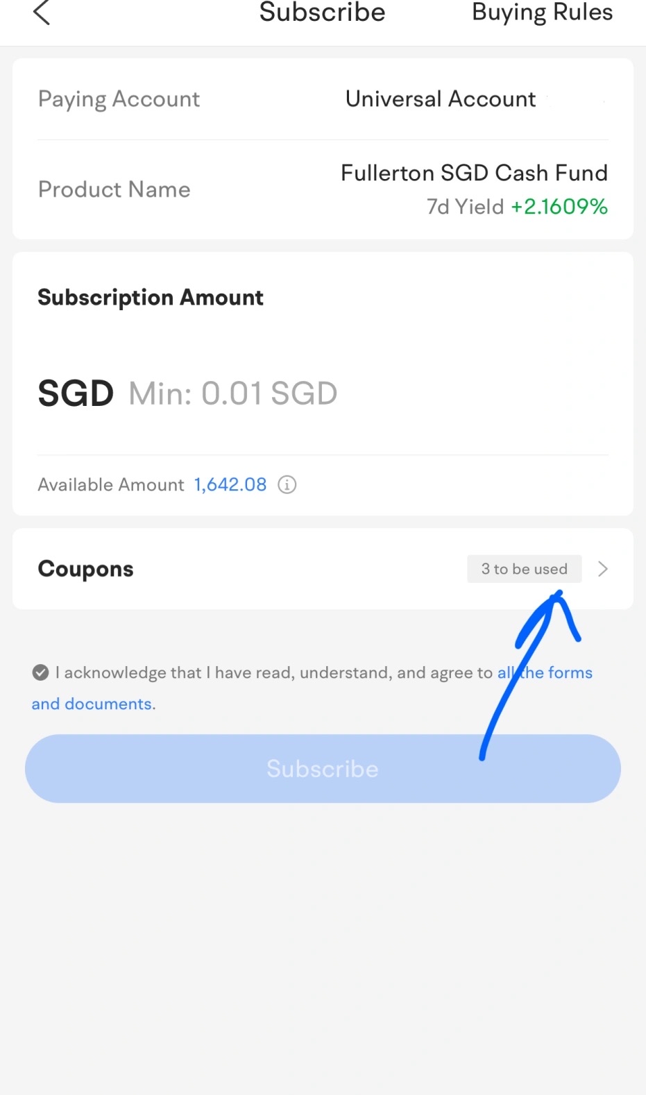 Scroll down to How to Subscribe if you just want to know when your subscription is processed and when your returns are updated. Scroll down to How to Redeem if you just want to know when your redemption is processed and when you can withdraw the money.  I started subscribing to $Fullerton SGD Cash Fund (SG9999005961.MF)$ when moomoo offered SGD 90 cashback for starting a Regular Savings Plan (RSP) of at least SGD100. In total, I placed SGD500....