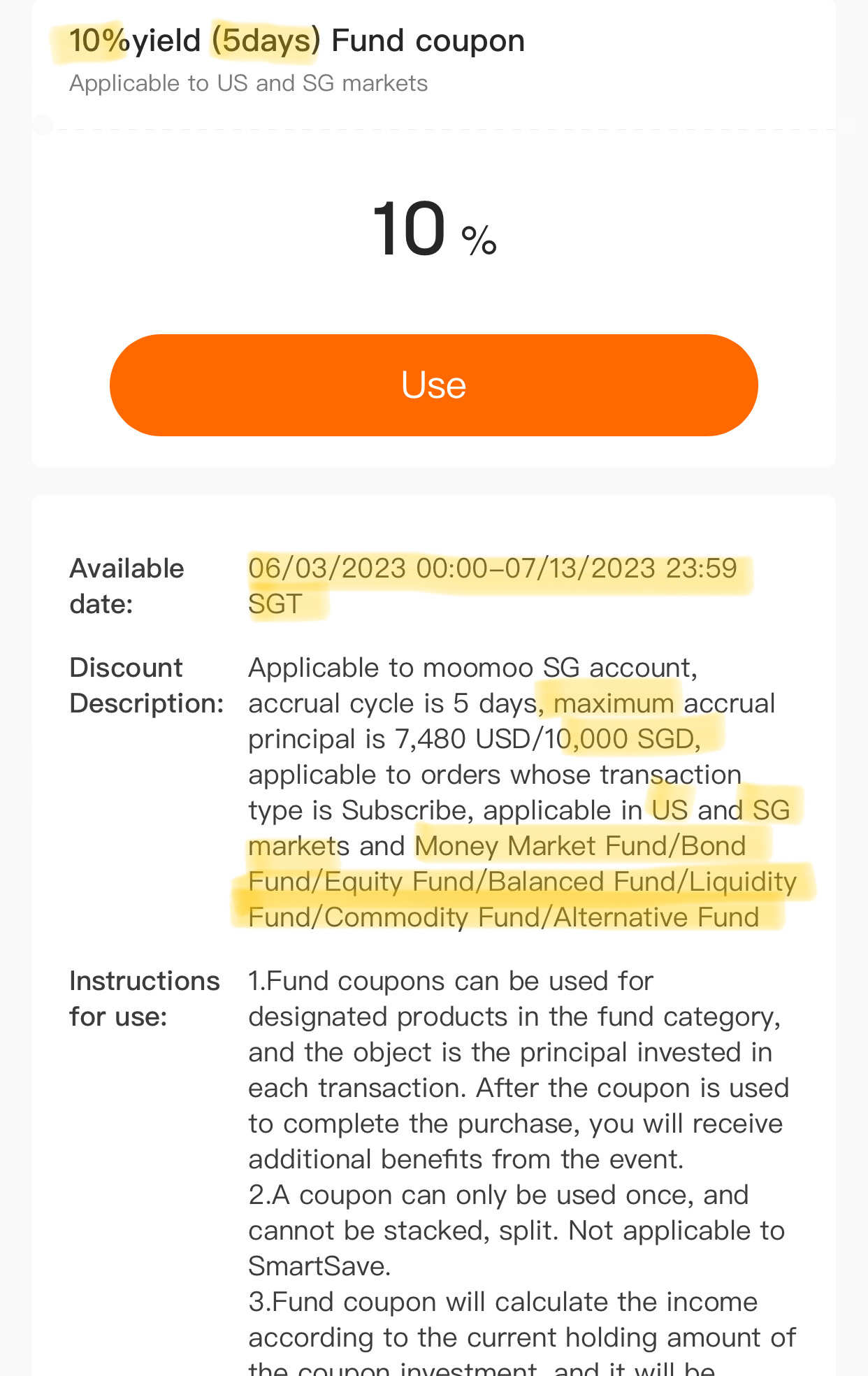 FAQ How to Use A Fund Coupon? - moomoo Community