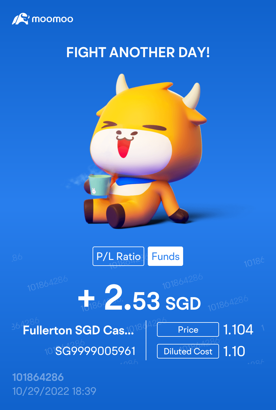 $Fullerton SGD Cash Fund (SG9999005961.MF)$