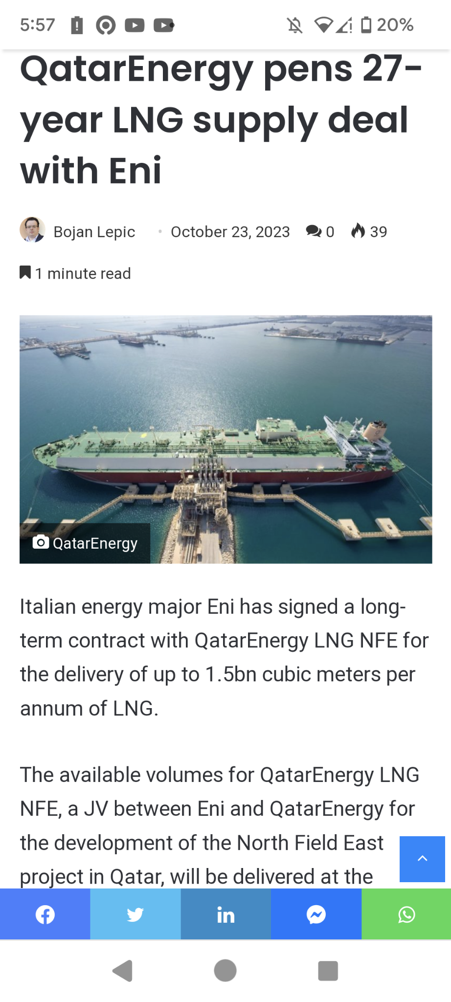 $Woodside Energy (WDS.US)$ Energy resource is Wealth. Woodside has way more nat gas than Qatar...only it's location is further from Europe. Anyway aggregate dem...