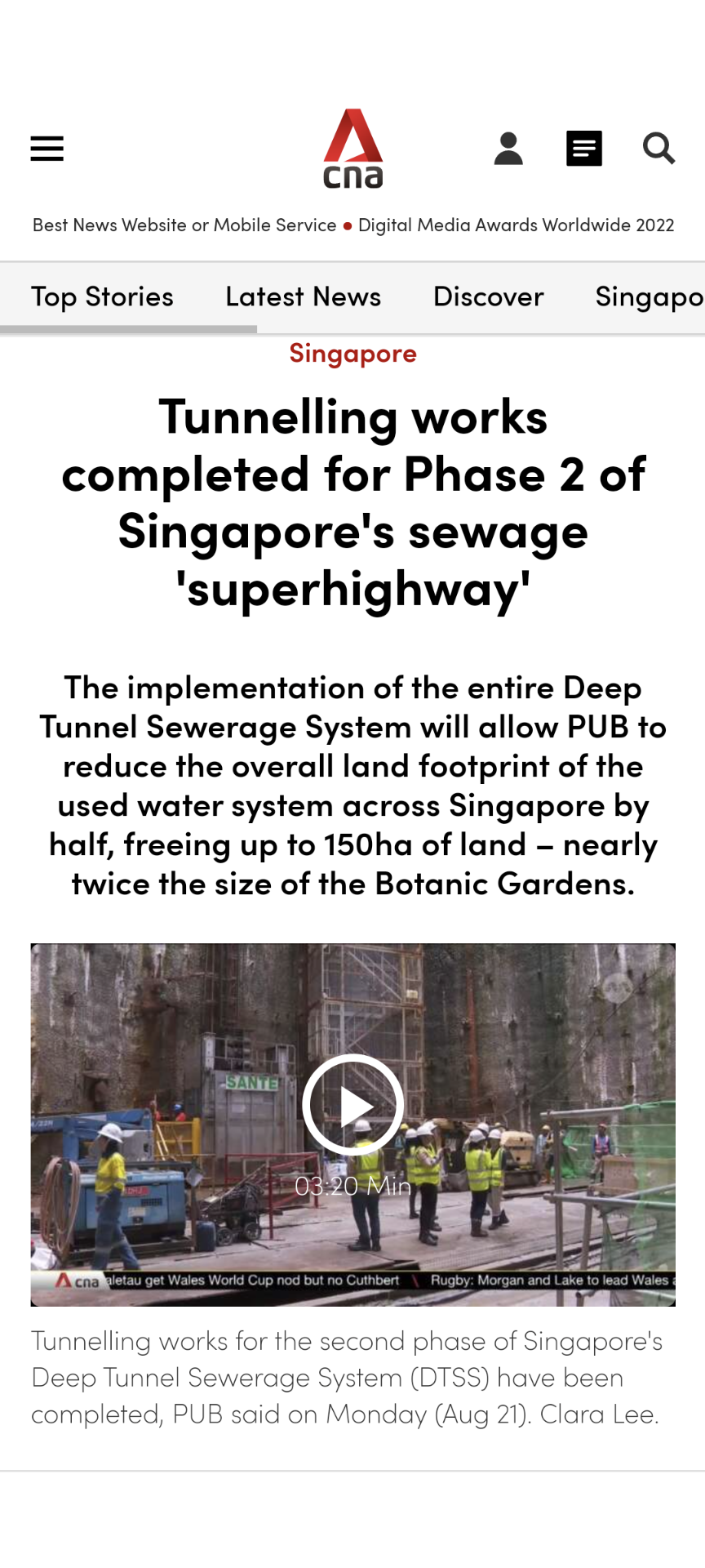 $PanUnited (P52.SG)$ 206km of long of sewers n tunnel. Smells like lots n lots of CONCRETE N CEMENT!!! $DBS (D05.SG)$$Seatrium (S51.SG)$$Grab Holdings (GRAB.US)...