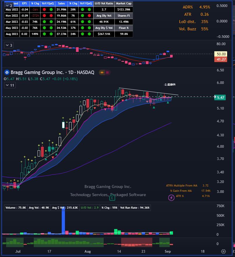 $Bragg Gaming Group (BRAG.US)$