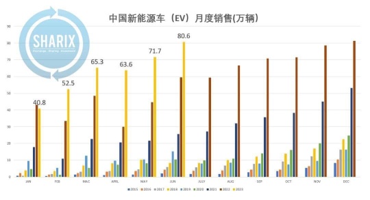 中国引领EV新能源车风潮