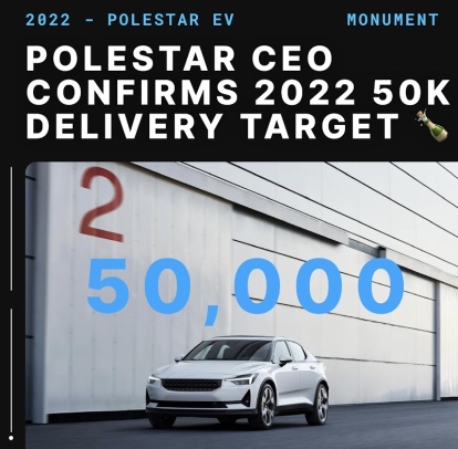 Polestar CEOが2022年の50,000台の納車目標を確認