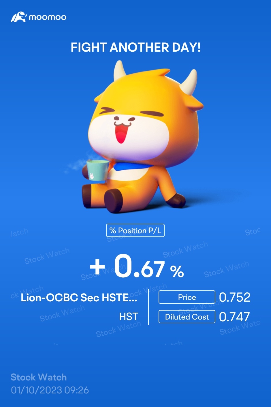 $Lion-OCBC Sec HSTECH S$ (HST.SG)$ 私の大きなコーヒーを待っています [にこにこ顔][にこにこ顔][にこにこ顔]