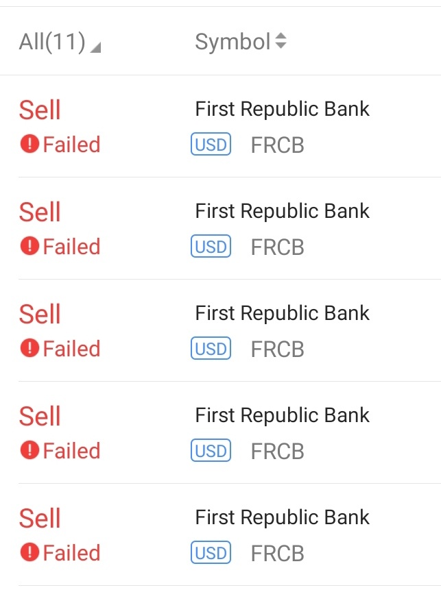 $First Republic Bank (FRCB.US)$ [Angry][Angry][Angry][Angry][Angry][Angry][Angry][Angry][Angry][Angry][Angry][Angry][Angry][Angry][Angry][Angry][Angry]