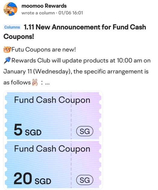 🤑SG fund cash coupon ($5 & $20 removed😭) 😅Here's the reason!🤗dunworrytheywillbeback(soon)