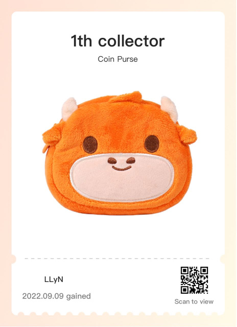 Cute! My coins are just enough for this coin purse.